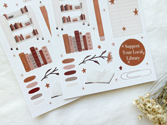 Little Library Sticker Sheet
