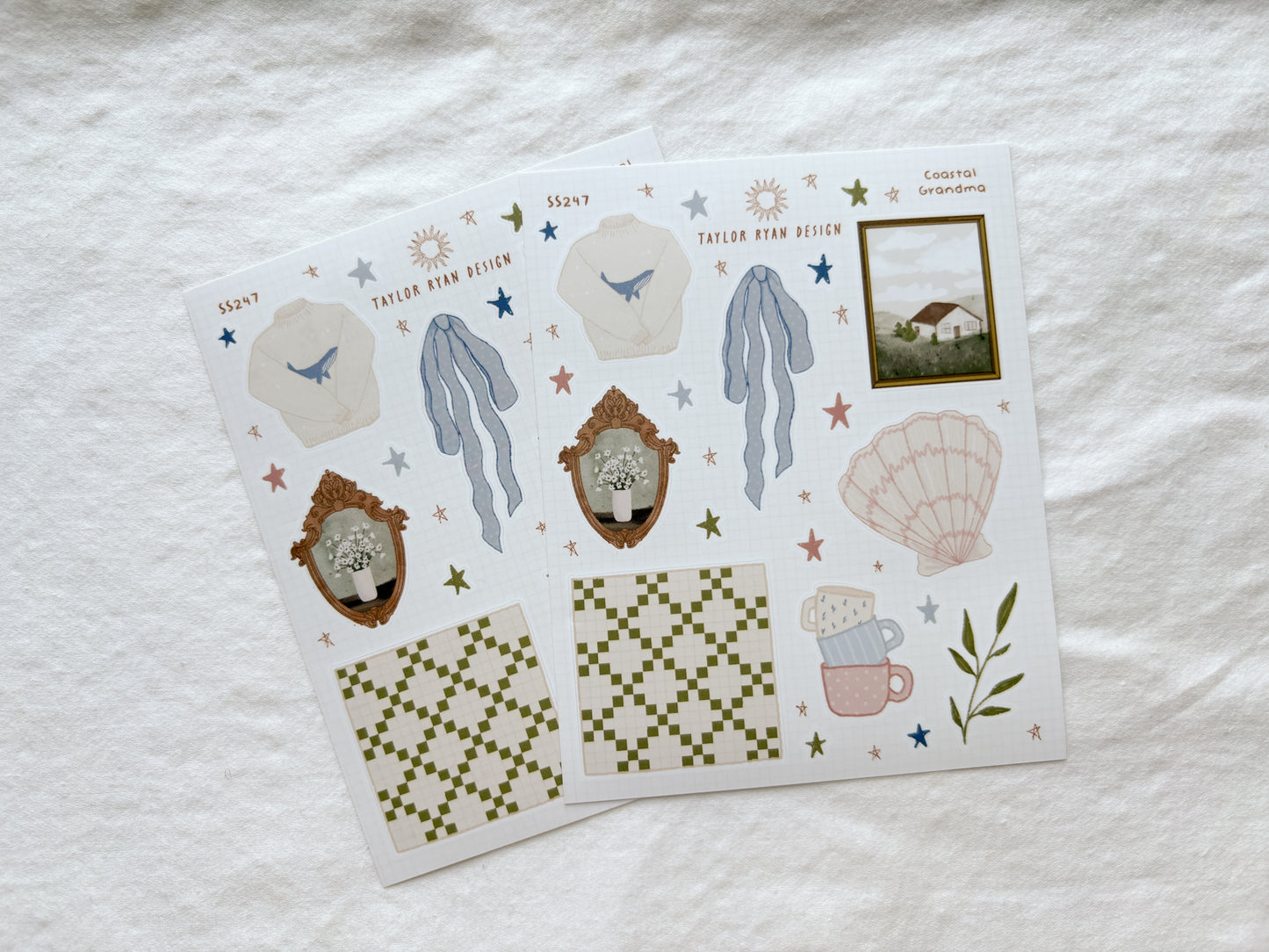 Coastal Grandma Sticker Sheet