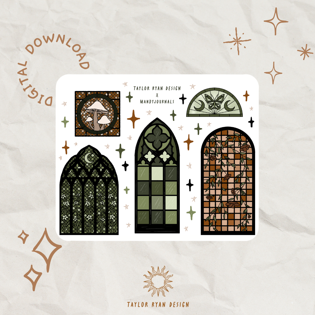 *PRINTABLE* Windows Sticker Sheet – Taylor Ryan Design