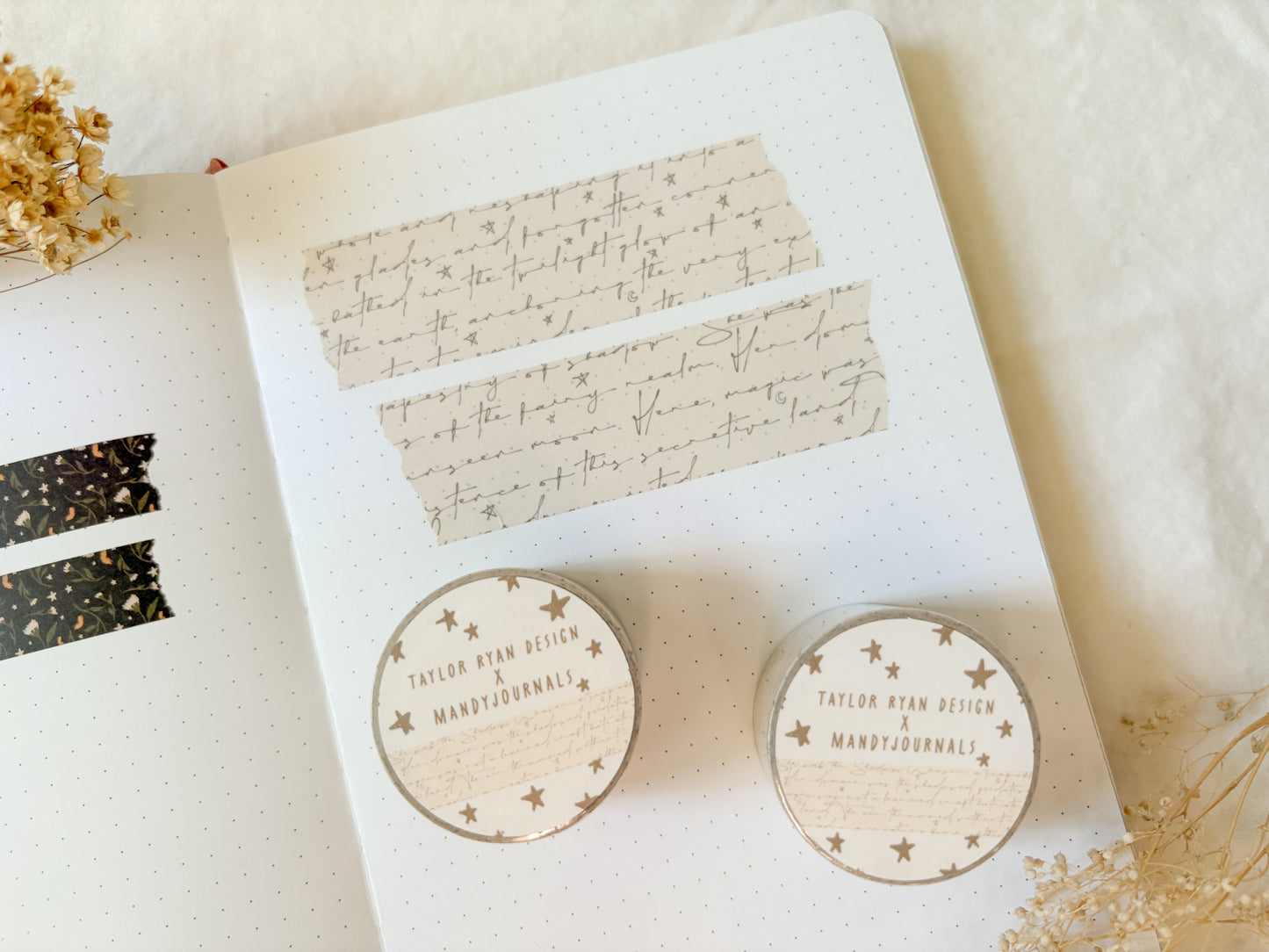 Fairytale Script Washi Tape