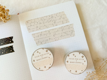 Fairytale Script Washi Tape