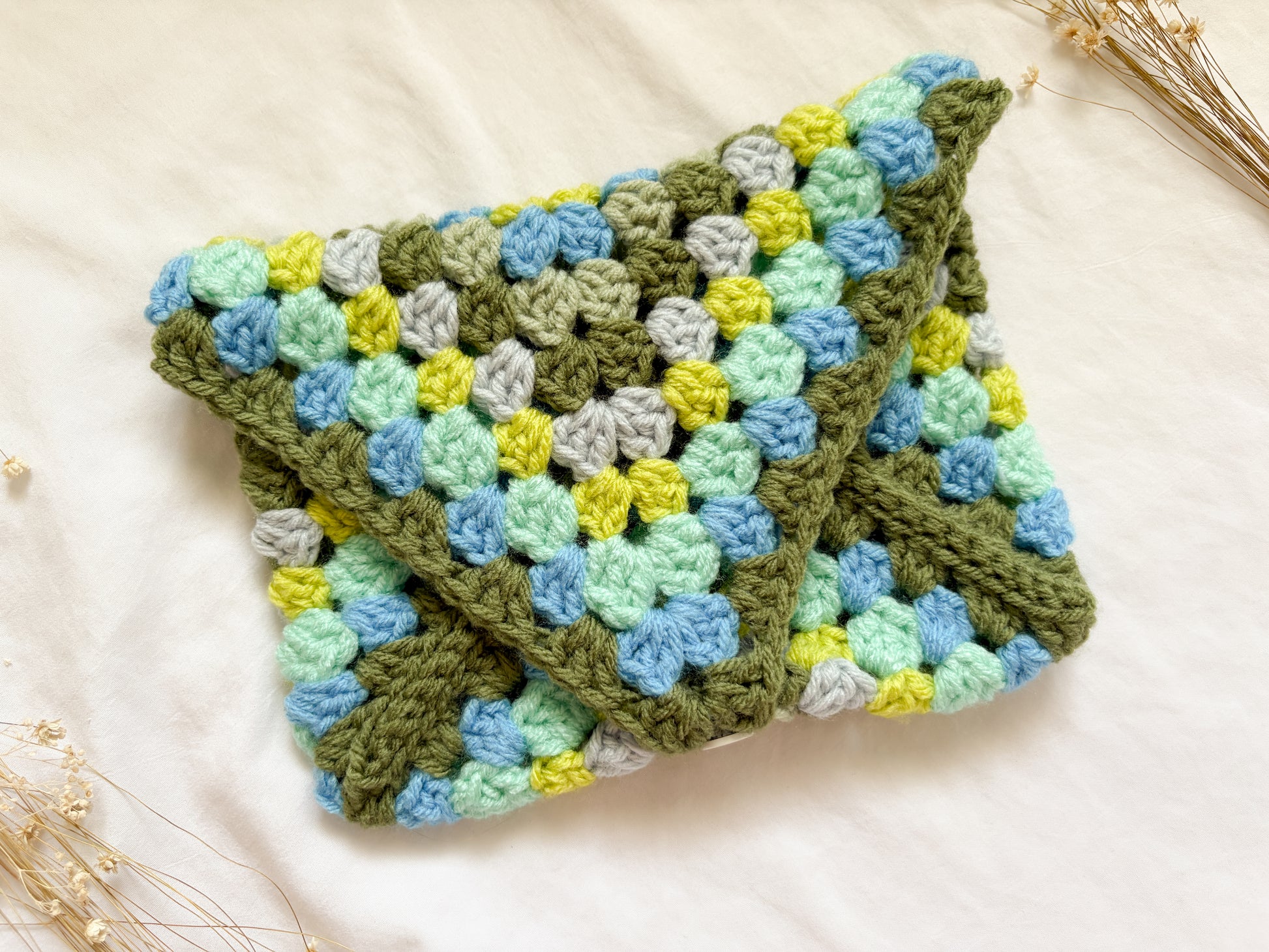 Green Crochet Journal Cover