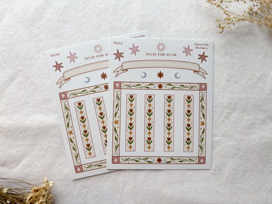 Fairytale Borders Sticker Sheet