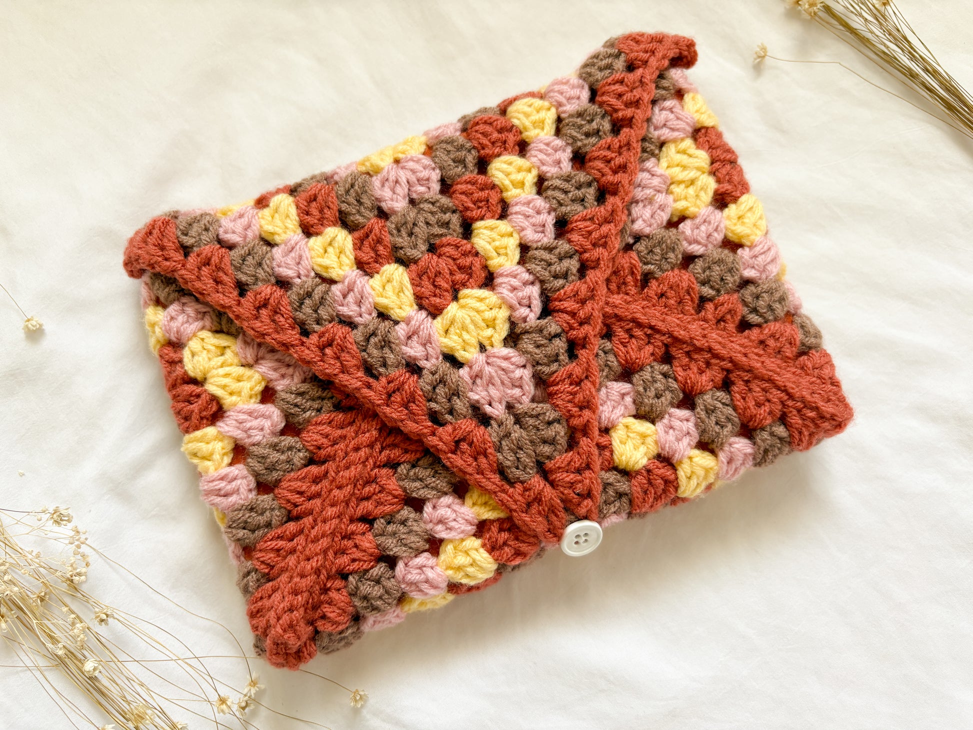 Rust Crochet Journal Cover