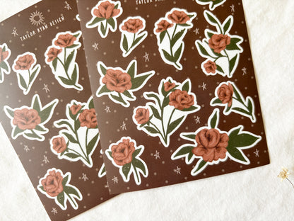 Roses Sticker Sheet
