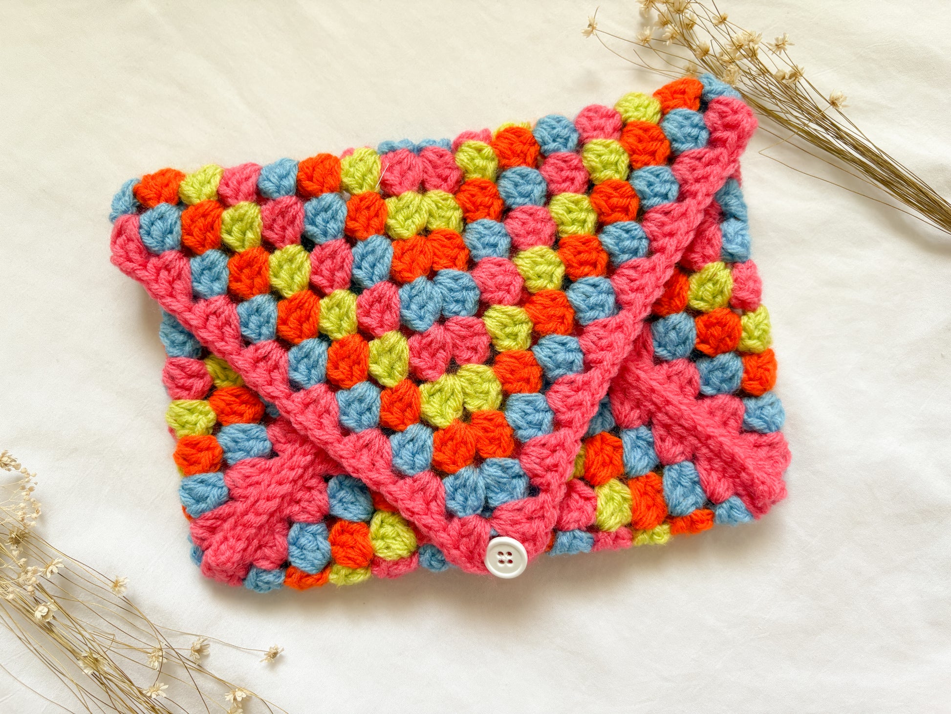 Pink Crochet Journal Cover
