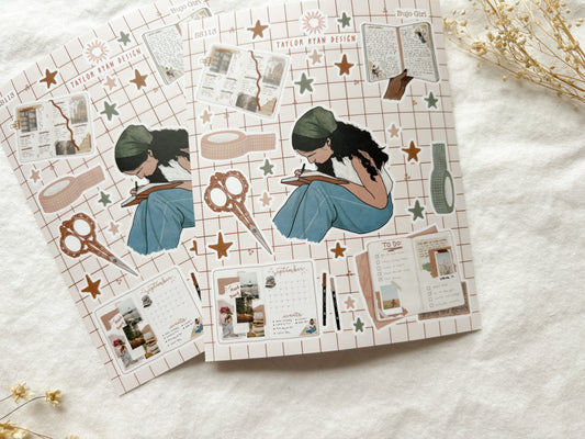 Bujo Girl Sticker Sheet
