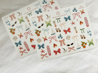Mini Summer Sticker Sheet