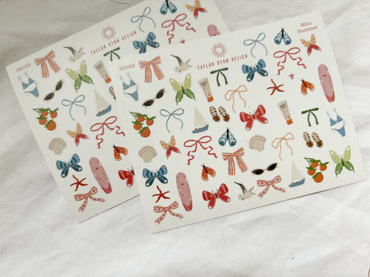 Mini Summer Sticker Sheet