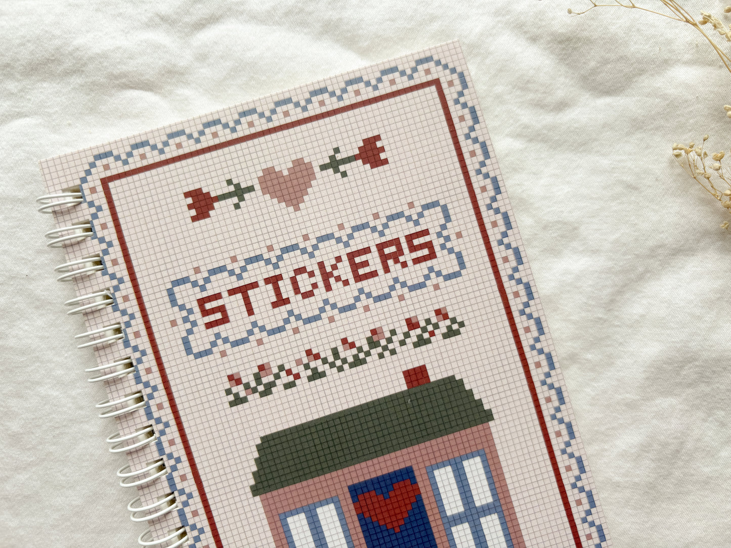 Pocket-Size Cross Stitch Sticker Collection Book