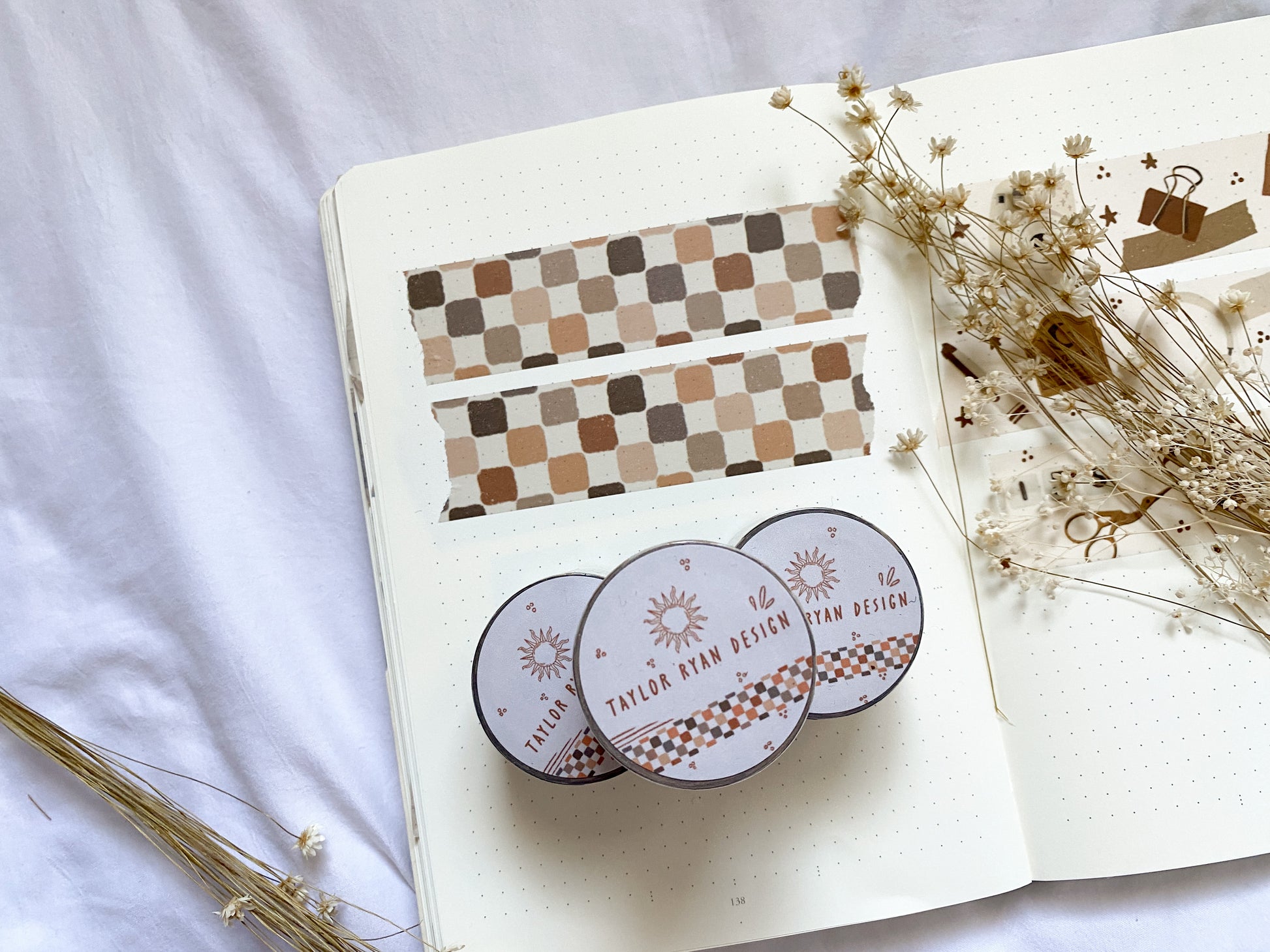Large Checkerboard Washi Tape