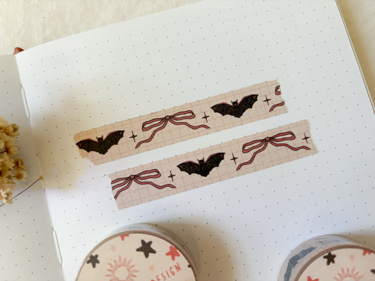 Bats & Bows Washi Tape