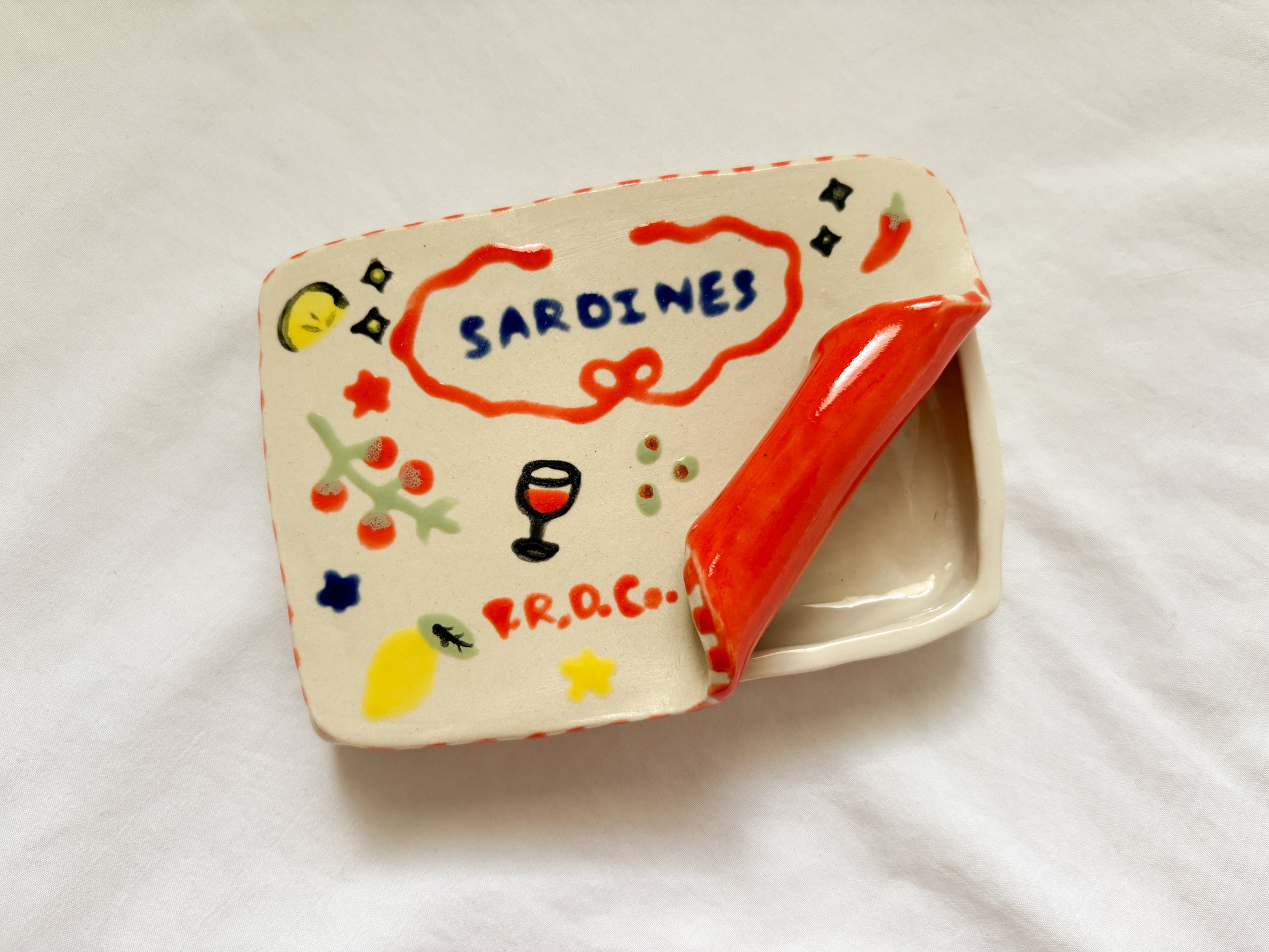 Sardine Trinket Dish #2 (Ceramic)
