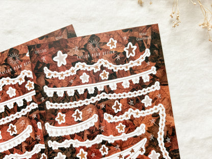 Star Garland Sticker Sheet