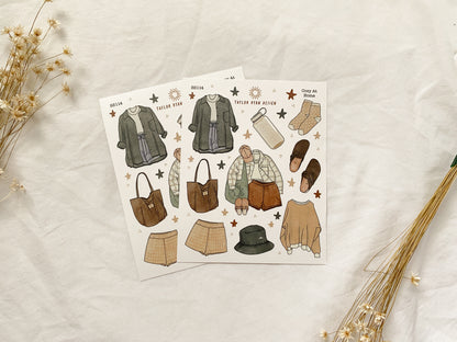Cozy At Home Sticker Sheet