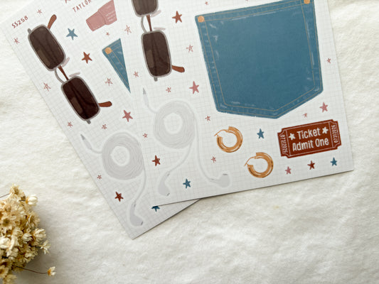 Back Pocket Sticker Sheet