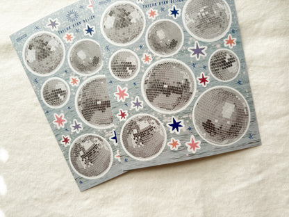 Summer Disco Sticker Sheet