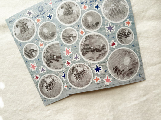 Summer Disco Sticker Sheet