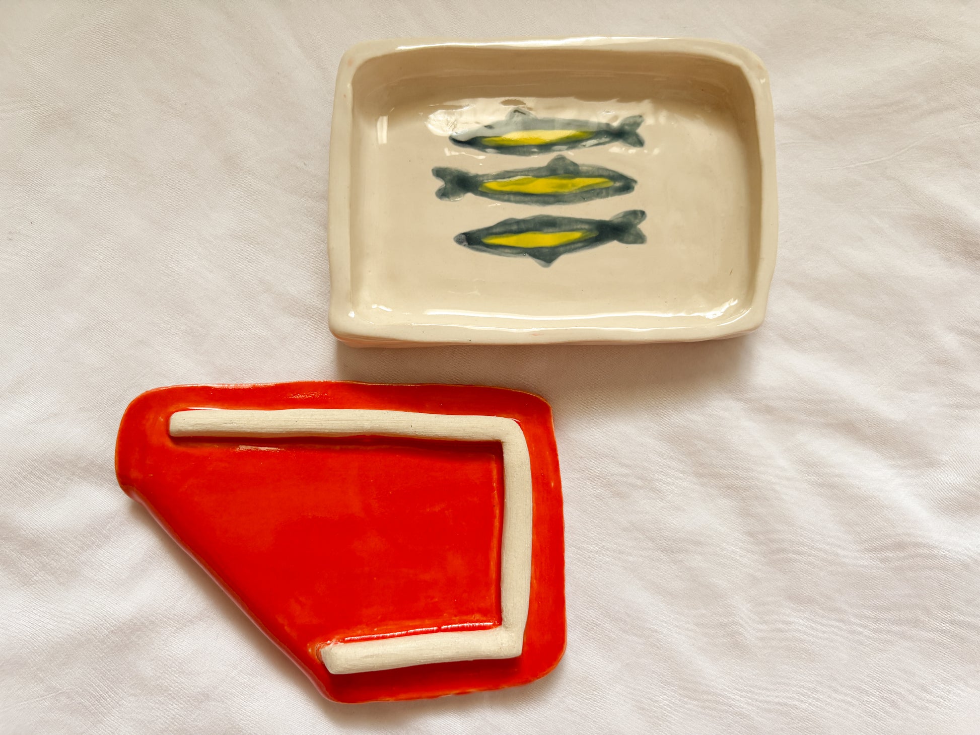 Sardine Trinket Dish #2 (Ceramic)