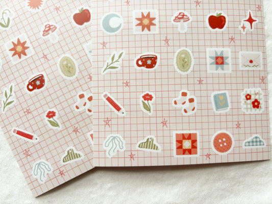 Whimsy Icons Sticker Sheet