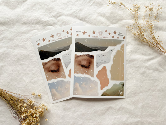 Torn Photos Sticker Sheet