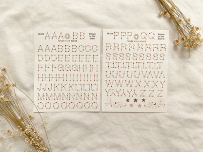 Written In The Stars Sticker Sheets