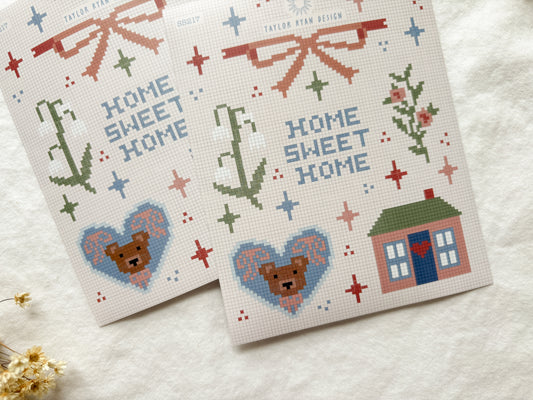 Home Sweet Home Sticker Sheet