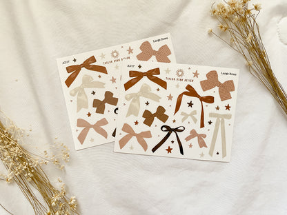 Large Bows Sticker Sheet