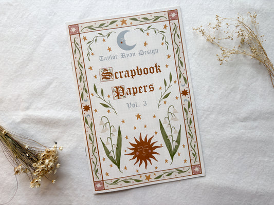 Scrapbook Papers Booklet Vol. 3