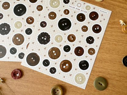 Buttons Sticker Sheet