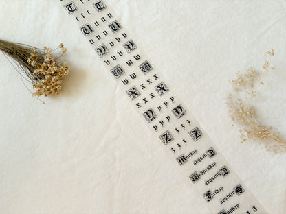 Fairytale Letters PET Tape (PRE-CUT)