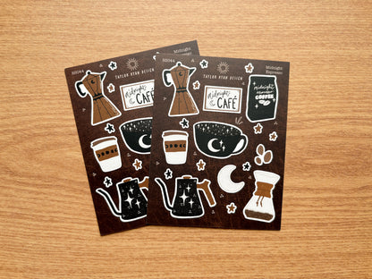 Midnight Espresso Sticker Sheet