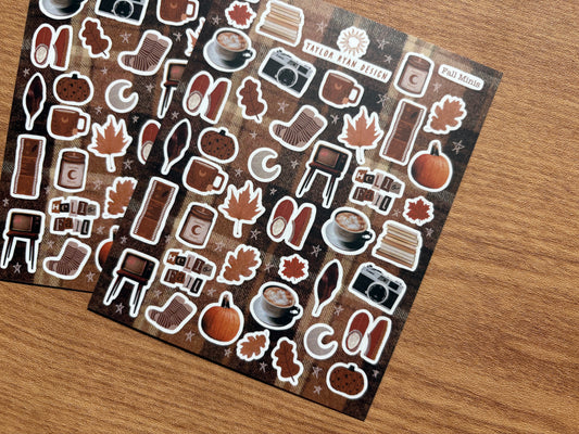 Fall Minis Sticker Sheet