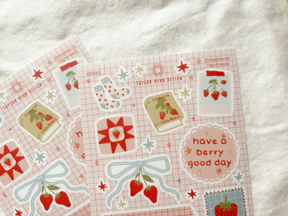 Strawberry Daydream Sticker Sheet