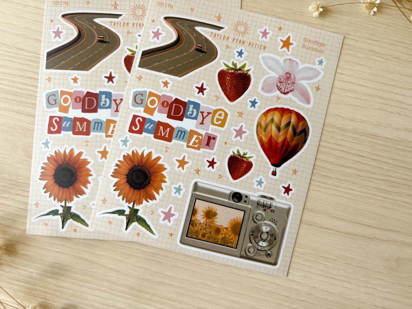 Goodbye Summer Sticker Sheet