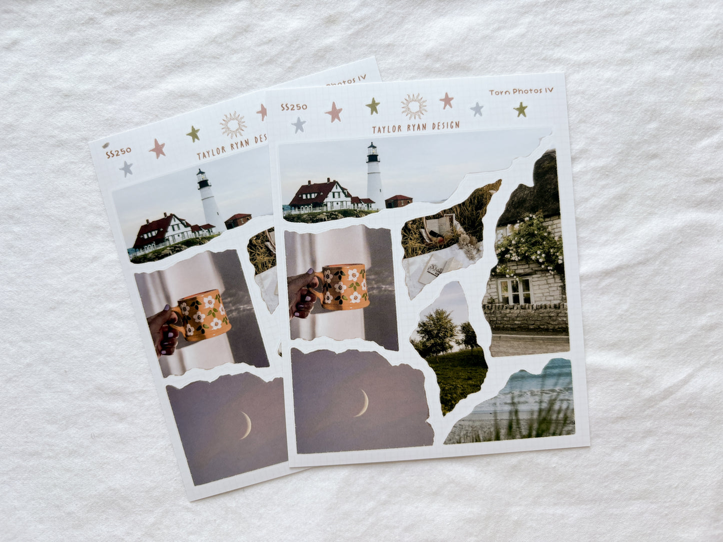 Torn Photos IV Sticker Sheet