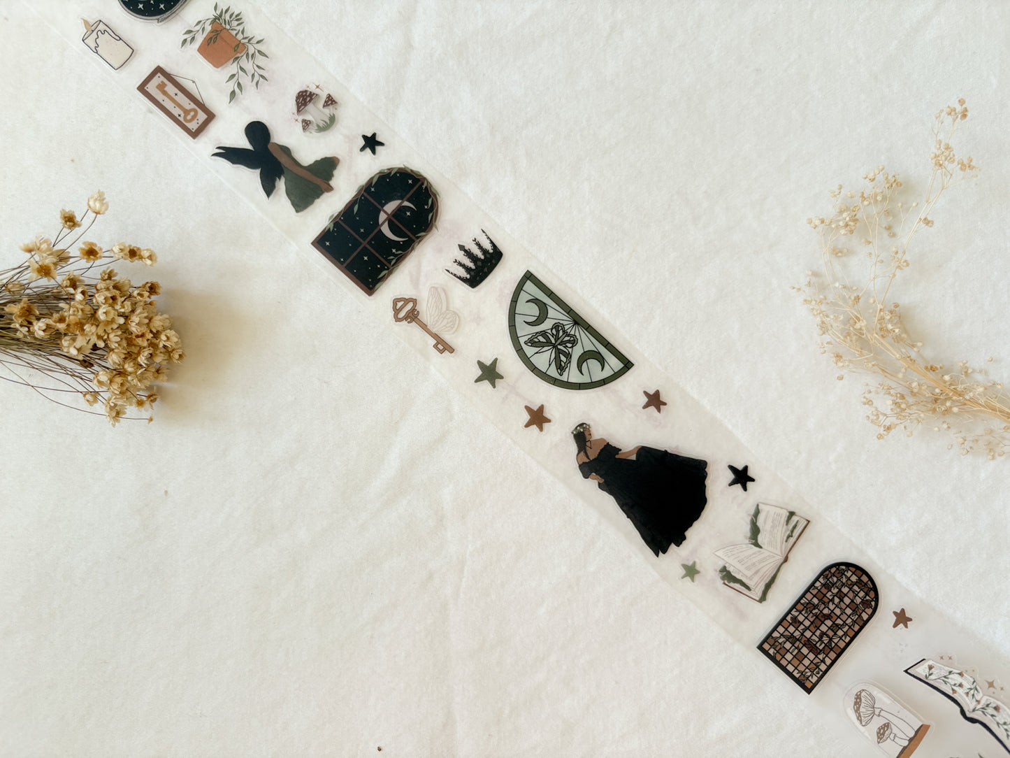 Dark Fairytale PET Tape (PRE-CUT)