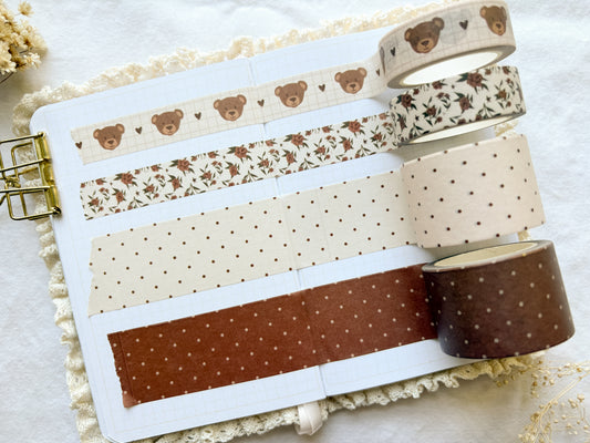 Teddy & Lace Washi Pack