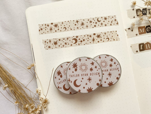 Neutral Stars Washi Tape