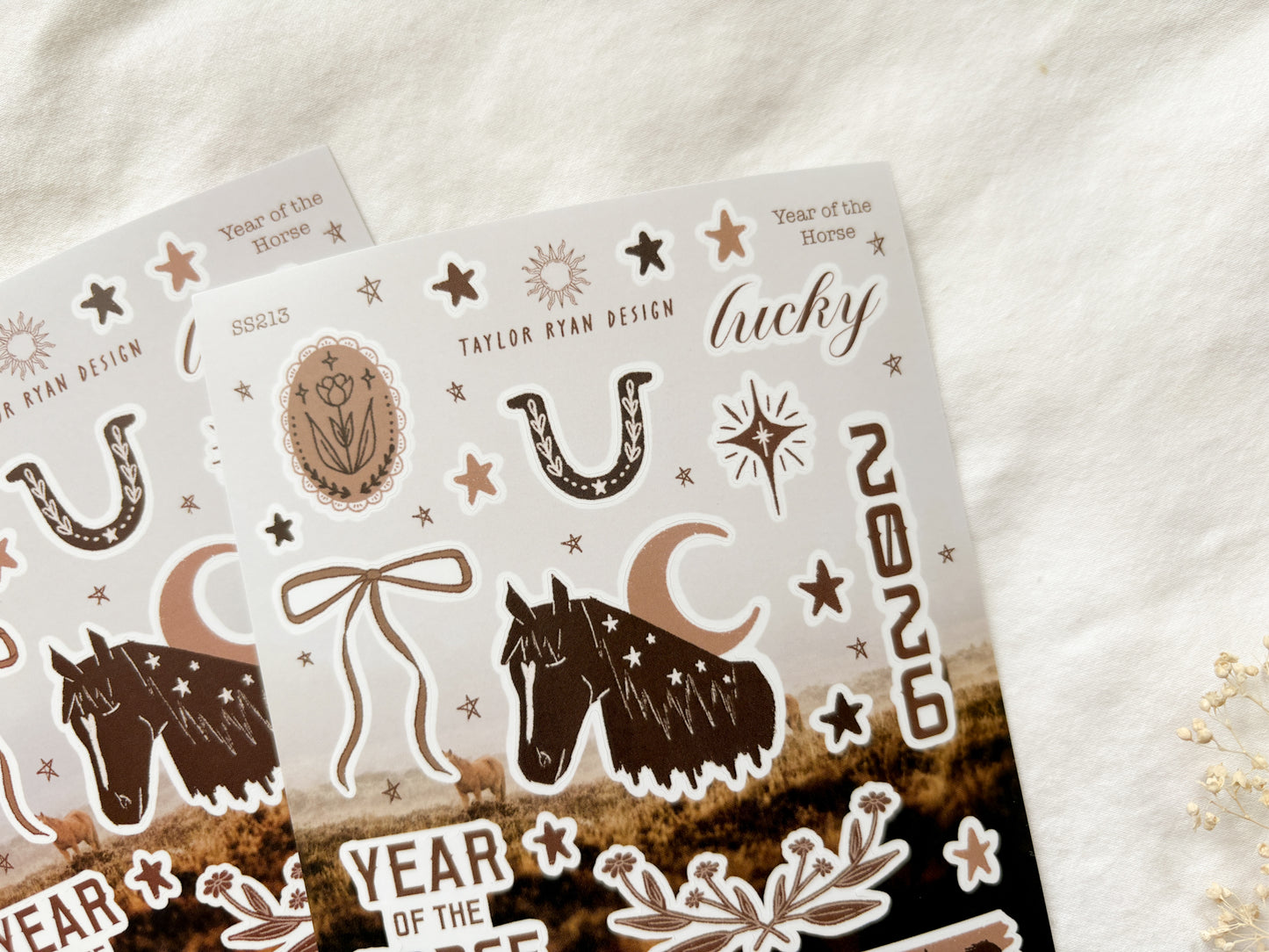 Year of the Horse Sticker Sheet