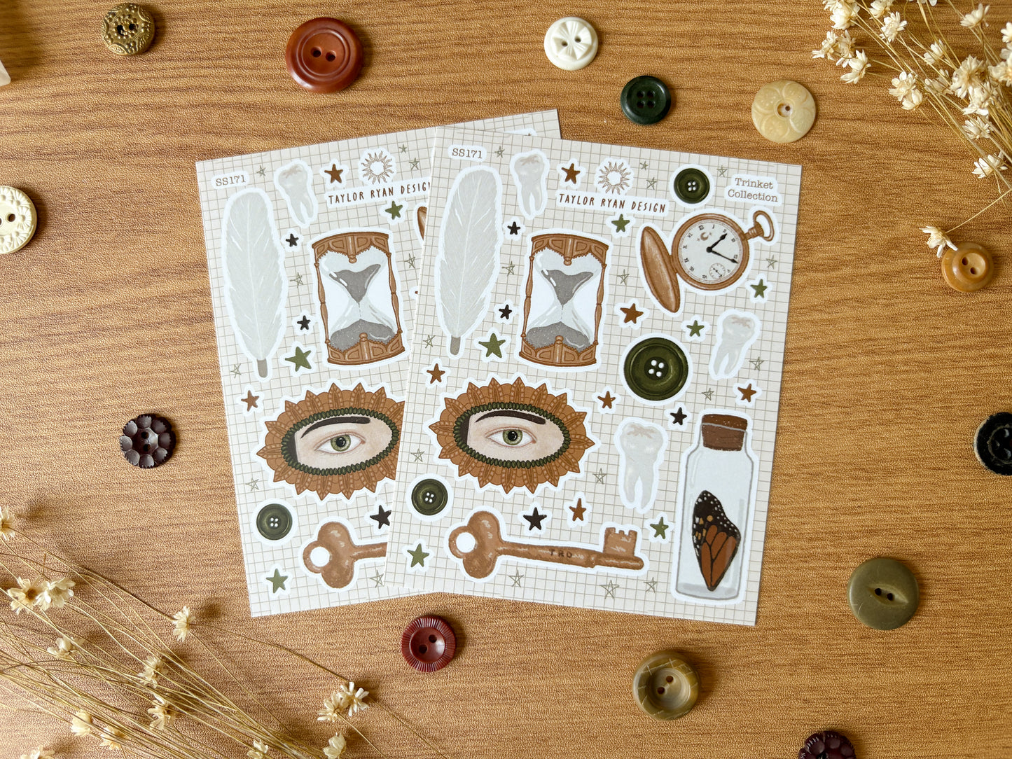 Trinket Collection Sticker Sheet