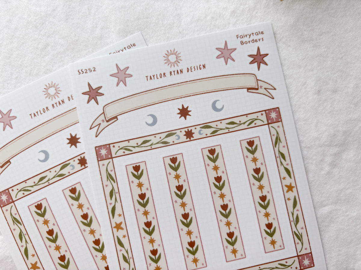 Fairytale Borders Sticker Sheet