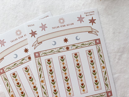 Fairytale Borders Sticker Sheet