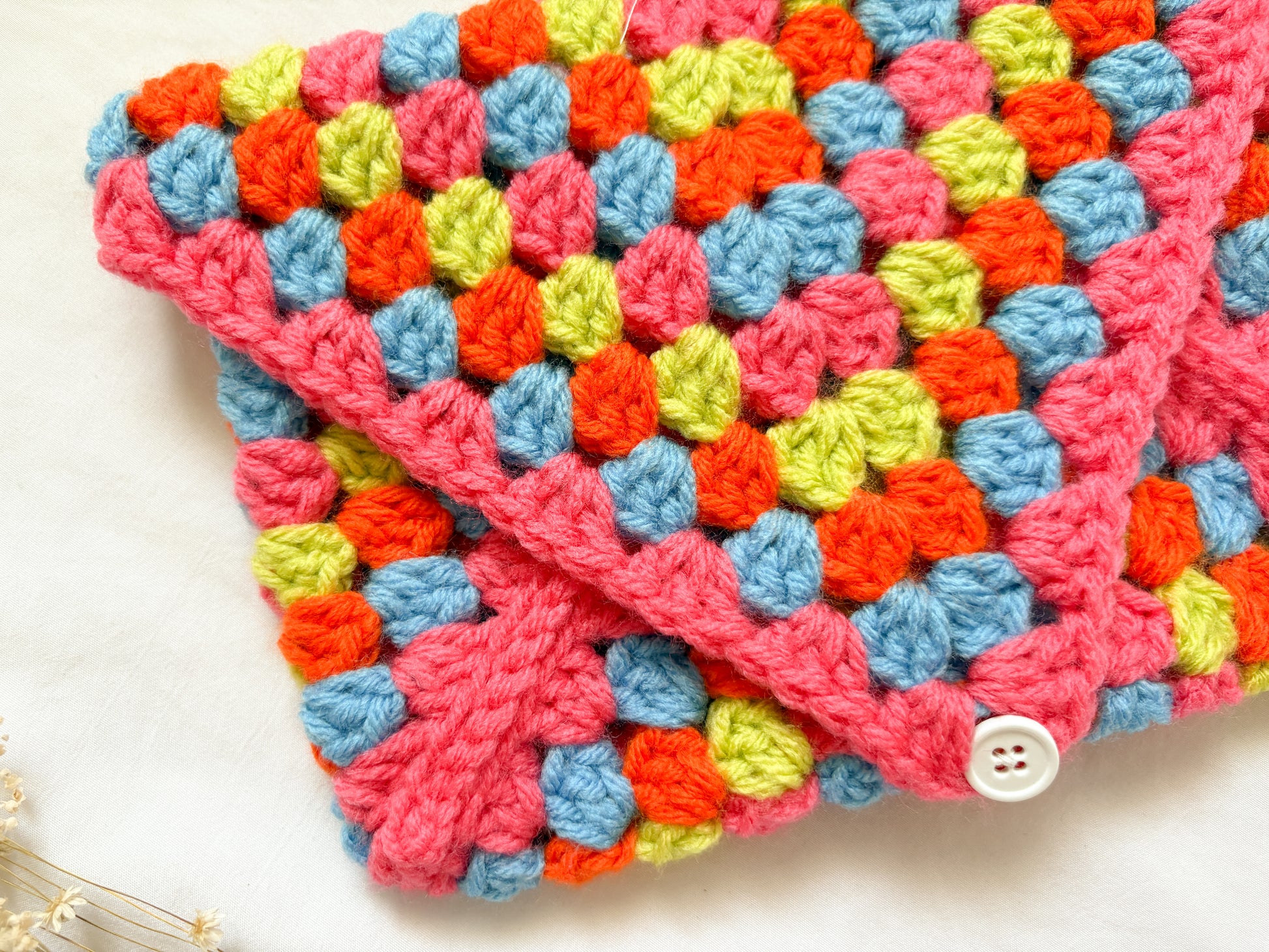 Pink Crochet Journal Cover