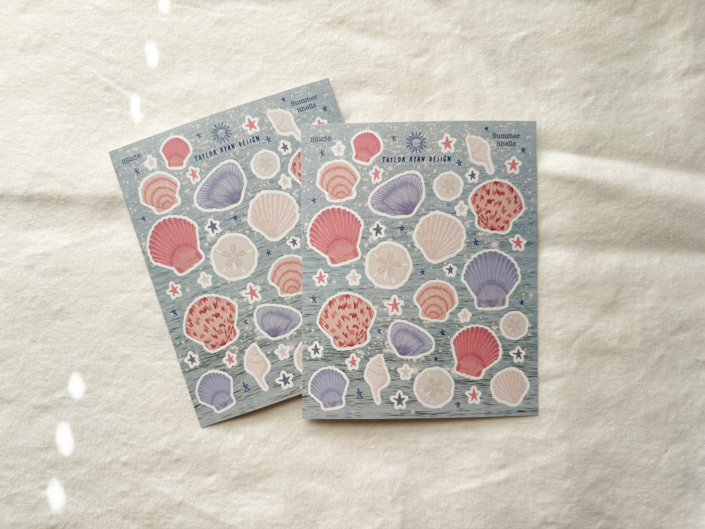 Summer Shells Sticker Sheet