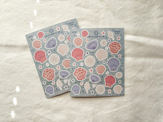 Summer Shells Sticker Sheet