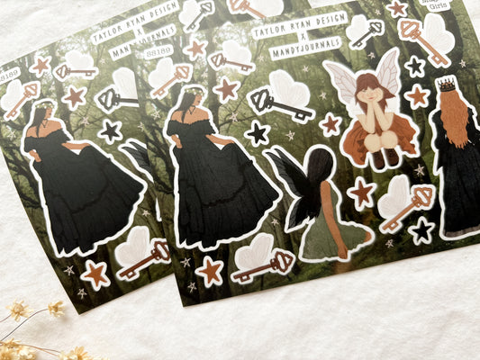 Magical Girls Sticker Sheet