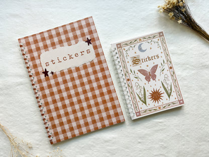 Large Gingham Sticker Collection Book