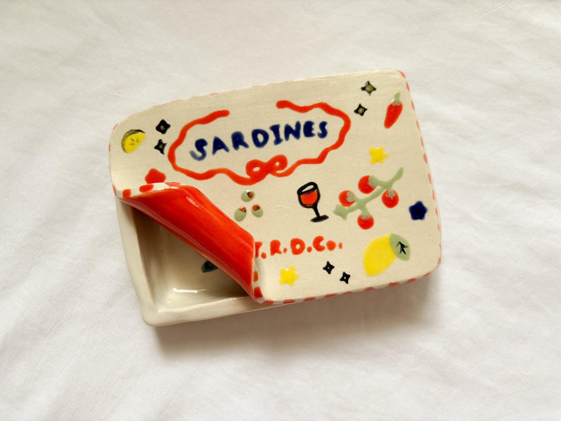 Sardine Trinket Dish #3 (Ceramic)
