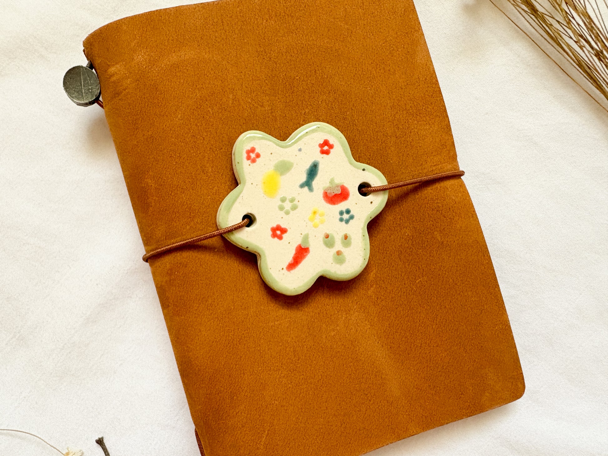 Ceramic Journal Connectors/Charms